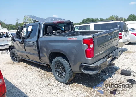 2021 Chevrolet Silverado 1500 4Wd Short Bed Custom Trail Boss из США, поврежденный, VIN 3GCPYCEF3MG286868